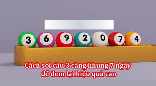 Nuôi 3 càng đề khung 7 ngày